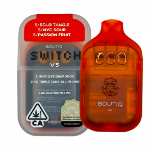 BOUTIQ SWITCH V5 TRIPLE TANK - SOUR TANGIE | NYC SOUR | PASSIONFRUIT