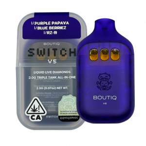 BOUTIQ SWITCH V5 TRIPLE TANK - PURPLE PAPAYA | BLUE BERRIEZ | RZ-11